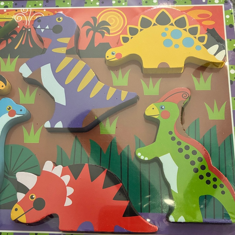 Melissa & Doug Chunky Dinosaur Puzzle - - Picture 8 of 8